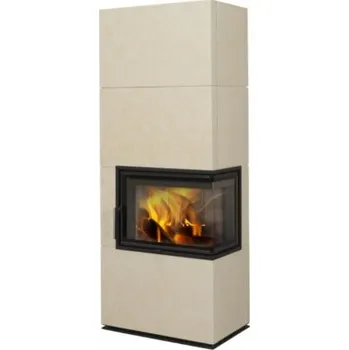 Krbová kamna Romotop Solid R teak mramor 65565