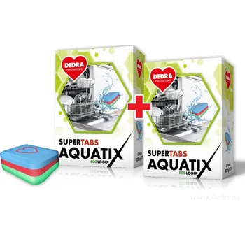 Přípravek do myčky 2× AQUATIX | multifunkční tablety do myčky | 120 mytí