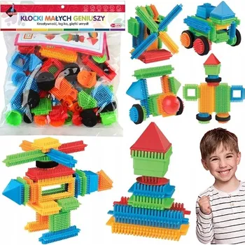 ostatní stavebnice Askato stavební Stavebnice kartáče 112589 46 kusů