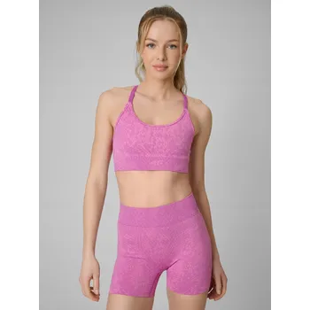 Dámské spodní prádlo Sportovní podprsenka 4F XL/XXL růžová