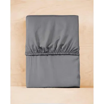 Detexpol Napínací mikrosaténové prostěradlo šedé 160x200 ZG