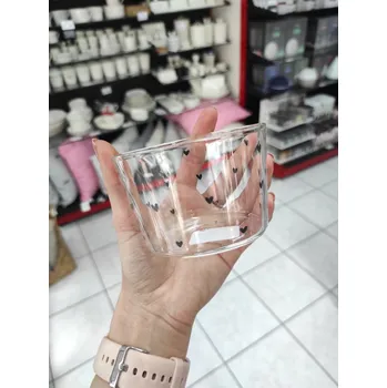 Bastion Collections Sklenka Tumbl S - Hearts all over, 200 ml b380152