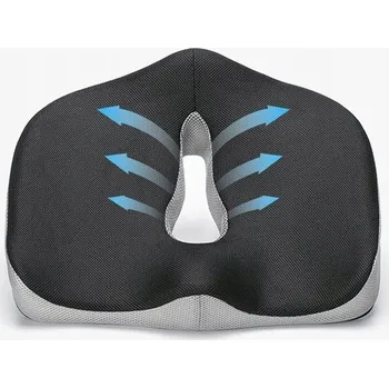 Polštář PODKŁAD SIEDZĄCY Z PAMĚŤOVÉ PĚNY ORTOPEDICKÝ BEDERNÍ 40x34.5cm