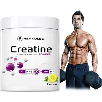 Kreatin HERKULES Kreatin Prášek 250g KREATIN MONO SÍLA BEZTUKOVÁ HMOTA TĚLA