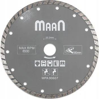 Řezný kotouč Diamantový kotouč na betonu Maan 1437 180 x 22,2 mm
