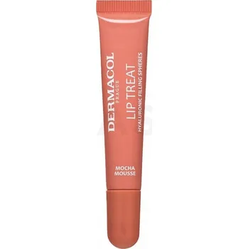 Lesk na rty Dermacol Lip Treat Hydratační lesk na rty Mocha Mousse (8) 10 ml