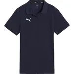 Dámské polo triko Puma TEAMGOAL CASUALS POLO W XS Tmavě modrá, Bílá