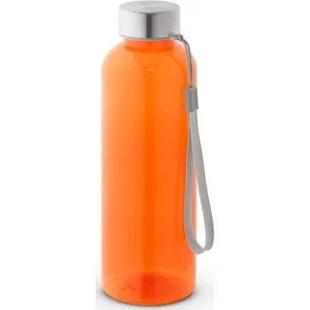 Láhev ENDERS M. Recyklovaného PET (100% rPET) láhev s lesklým průsvitným povrchem 600 ml - Oranžová