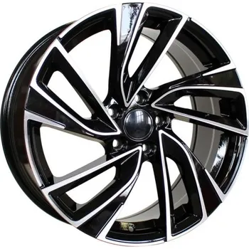Alu kolo Alu kola Racing Line B5772, 17x7.5 5x112 ET45, černá + leštění