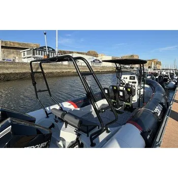 Člun Radarový oblouk nerezový černý