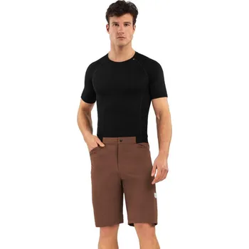 Pánské kraťasy SIROKO Pánské kraťasy gravel Valley XS KAŠTANOVÁ|ČERNÁ