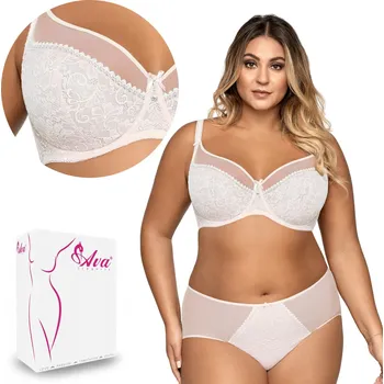 Dámské spodní prádlo Ava měkká bílá podprsenka velikost 70F