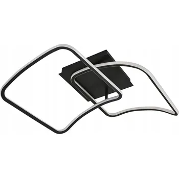 Stropní Svítidlo Krislamp 60 čtvercová černá