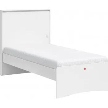 Postel Studentská postel 100x200cm s USB Vendella - bílá