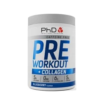 Anabolizér PhD Pre-Workout + Collagen Caffeine Free 490 g - Blueberry