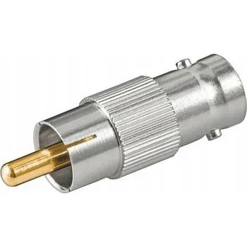 Zabezpečení domácnosti Microconnect RCA - BNC, samec/samice, stříbrný