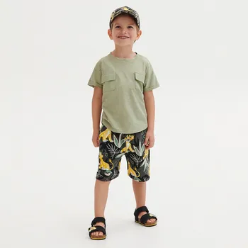 Dětská móda Reserved - Bavlněné kraťasy The Lion King - tmavě šedá - 4132S-90X - 4132S-90X-80