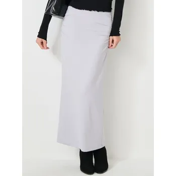 Dámská sukně Sinsay - Dlouhá sukně s řasením - šedá - 989EY-09X - 989EY-09X-L