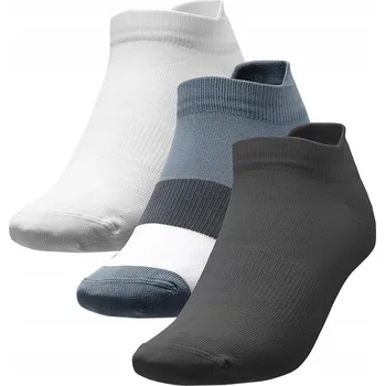 Pánské ponožky PONOŽKY KOTNÍKOVÉ PONOŽKY 4F H4L22 SOD002 3-BALENÍ 32S 39-42
