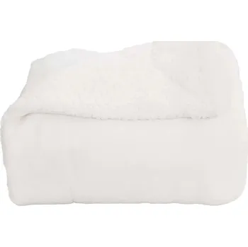 deka Plažová deka Bílá 150 x 200 cm Fleece