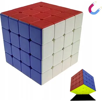 Hlavolam MAGNETICKÁ Kostka MoYu 4x4x4 SEŘÍZENÁ RYCHLÁ LOGICKÁ KOSTKA