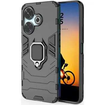 Pouzdro na mobilní telefon Zadní Kryt WWW pro Xiaomi Redmi 13 4G ARMOR PANCERNE CASE černý