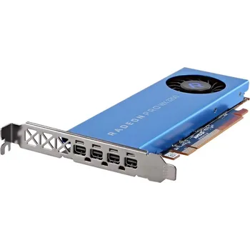 Grafická karta AMD Radeon Pro WX 3200 4GB Profesionální grafická karta AMD Radeon Pro WX 3200 s 4?GB GDDR5 paměti, 640 stream procesory a 4× mini DisplayPort výstupy. Navržena pro technické aplikace, CAD a profesio
