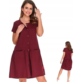 Dámská noční košile Červená noční Doctor Nap velikost XL