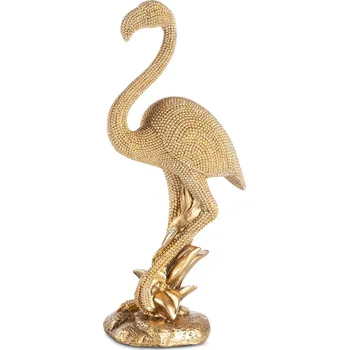 Váza DEKORAČNÍ FIGURKA ELDO 12X8X27 CM ZLATÁ