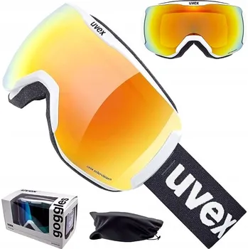 Lyžařské brýle Uvex Downhill 2100 CV - Bílé