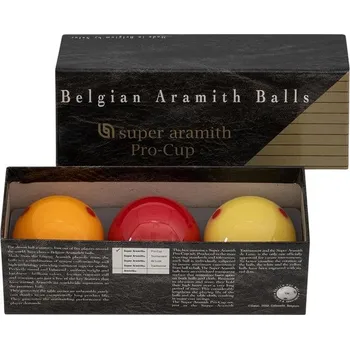 Kulečníková koule Koule karambol Aramith Pro-Cup 61,5 sada 3
