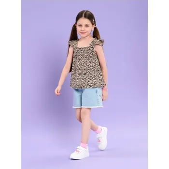 Sinsay - Tričko s krátkým rukávem a ozdobným výstřihem - vícebarevná - 813DT-MLC - 813DT-MLC-104