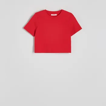 Dámské tričko Reserved - Bavlněné tričko - červená - ZS183-33X - ZS183-33X-L-3