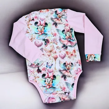 Kojenecký body Dětské body s dlouhým rukávem 104 Velikost: 104/110 vílí princezna Minnie Dětské body