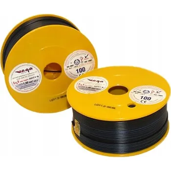 elektrický kabel Kabel LGY/H05V-K 1,00 mm2 100 m Černo-Modrý