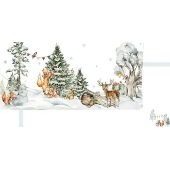 Alvarak Dárková obálka na peníze a poukázky 225519 - Lesní vánoce 6690140