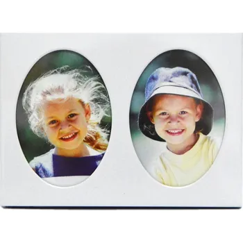 Příslušenství ke karavanu Mini rámeček MD-104 DUO OVÁLKY, bílé r110044