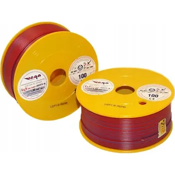 elektrický kabel Vodič LGY/H05V-K 1,00 mm2 100 m Červeno-Fialový