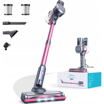 Vysavač AKUMULÁTOROVÝ TYČOVÝ VYSAVAČ LUBLUELU 202 25000Pa 40 MIN RŮŽOVÝ