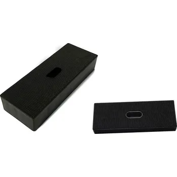 Těsnění do okna a dveří Montážní PVC podložka pod okno (80 x 30 x 10 mm / černá / 500ks)