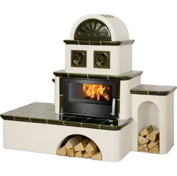 Krbová kamna ABX Kachlová pec Oxford I hnědá