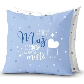 Polštář Nekupto DC7 Dárkový polštář BAJEČNÝ MUŽ,30x30cm d430023