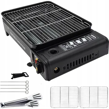 KEMPINGOVÝ GRIL Sada na Grilování Přenosná Sada na Grilování