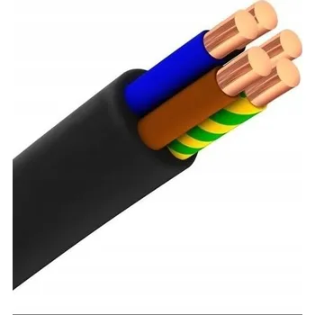 elektrický kabel Kabel Kulatý zemní YKY Elektrokabel 5 x 4
