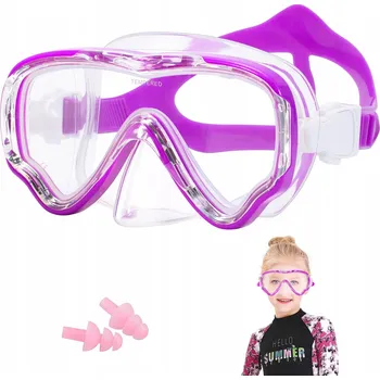 Plavecké brýle HIKOTEY Plavecké brýle pro děti 4-16 let proti zamlžování fialové