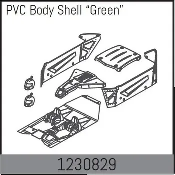 RC model 1230829 - Body Shell Set - Green Absima - RC_300660