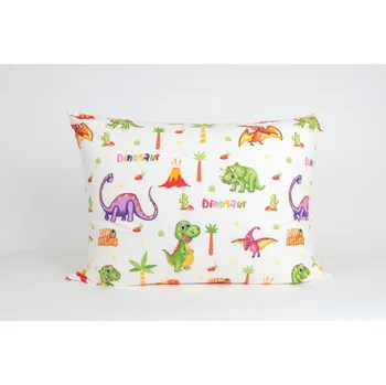 Povlečení JAN peří Povlak na polštář 60x45/70x90 - bavlna perkál - dinosauři - Povlak na polštář 60x45 cm - bavlna perkál - dinosauři