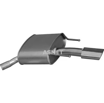 Výfukový systém Koncový tlumič výfuku ASMET 05.210