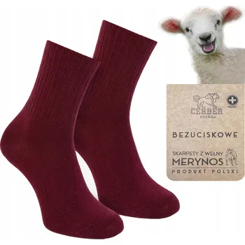 Pánské ponožky CERBER Pánské ponožky námořnické červené, velikost 45-47