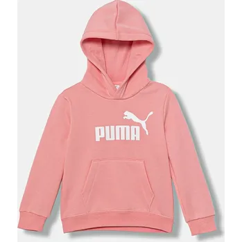 Chlapecká mikina Dětská mikina Puma ESS No. 1 Logo Hoodie FL PS 684931 růžová 30X, vel. 122
